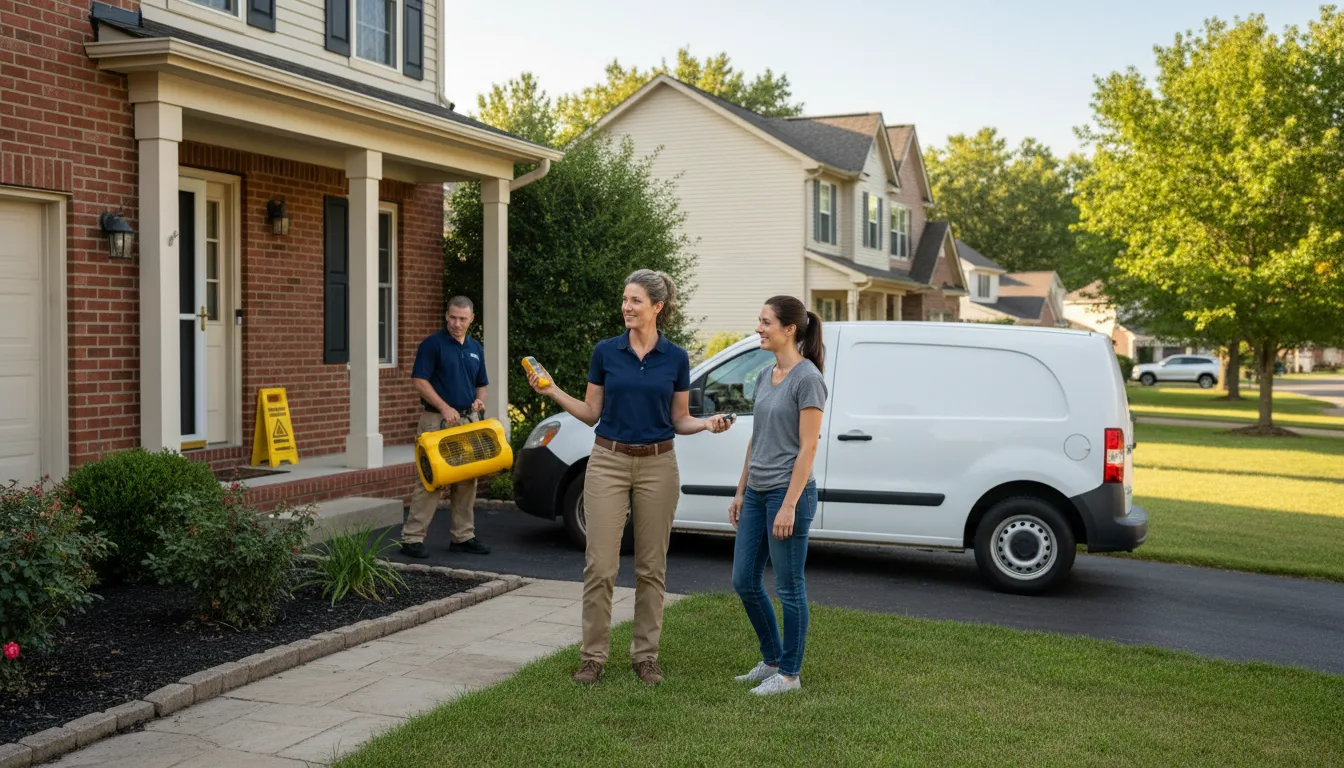 Residential water damage restoration in Las Piedras, PR